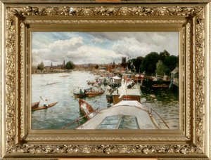 Régate de Henley, 1881 - Alfred de Breanski