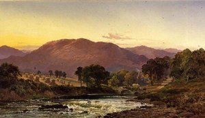 Près du Col de Llangollen, Nord du Pays de Galles - Alfred de Breanski