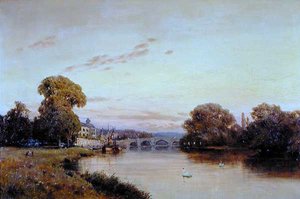 Richmond sur la Tamise - Alfred de Breanski