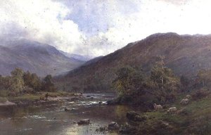 La Dee près de Balmoral - Alfred de Breanski