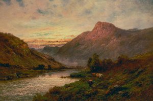 Le Tay au coucher du soleil, Dunkeld
