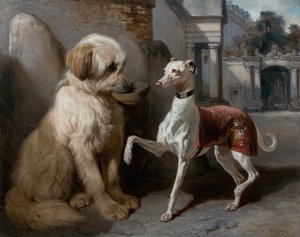 French: Riche et Pauvre - Alfred De Dreux