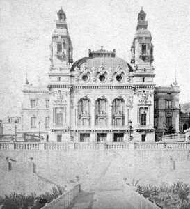 Le casino de Monte Carlo, Monaco, fin du 19ème siècle