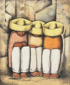 Indiens au repos, vers 1935
