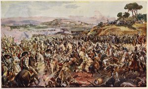 Bataille de Montes Claros, Portugal - Alfredo Roque Gameiro