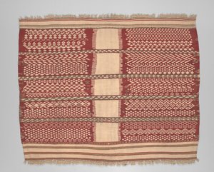 Couverture ou cape cérémonielle de femme (axellal), fin 19e siècle - Algerian School