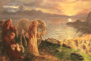 Adieu de Saint Columba au cheval blanc, 1865-1868