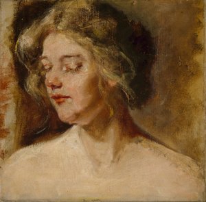 Modèle de studio blonde
