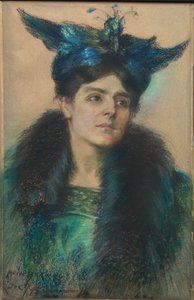 Marianne avec chapeau - Alice Pike Barney