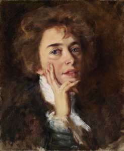 Autoportrait avec Jabot - Alice Pike Barney