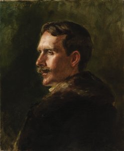 Le manteau de fourrure, vers 1898 - Alice Pike Barney