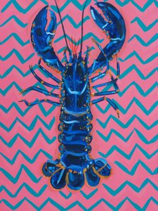 Chevron bleu vif « Homard » - Alice Straker