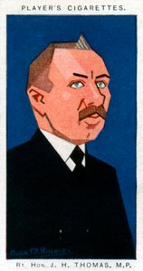 James Henry Thomas, syndicaliste et homme politique britannique, 1926 - Alick P. F. Ritchie
