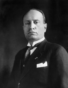 Benito Mussolini (photo n/b)