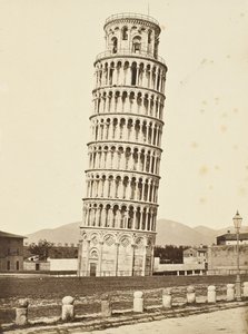 Campanile, Pise, vers 1850 (tirage sur papier albuminé)