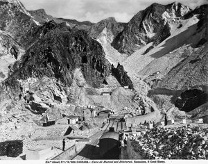 Carrières de Ravaccione près de Carrare