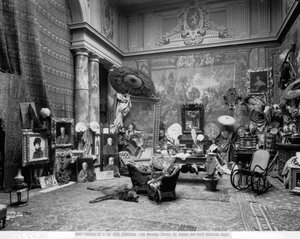 Atelier du peintre florentin Eduardo Gelli, Via Marsilio Ficino 10, Florence - Fratelli Alinari