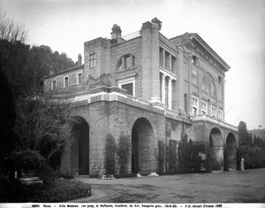 La terrasse de la Villa Madama, Rome - Fratelli Alinari