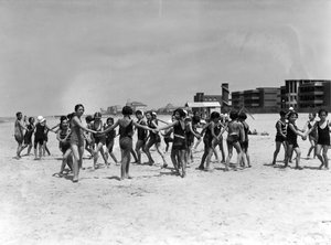 Villa Rosa Maltoni Mussolini : récréation sur la plage