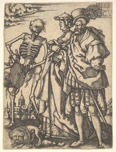 Couple et la Mort avec un tambour, de La Danse de la Mort