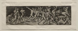 Combat entre onze guerriers - Allaert Claesz