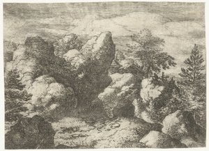Paysage rocheux - Allaert van Everdingen