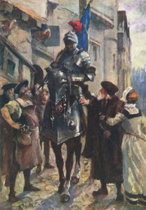 Un messager de Flodden apportant la mauvaise nouvelle à Édimbourg - Allan (after) Stewart