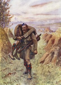 Le soldat Ross Tollerton remportant la Croix de Victoria - Allan (after) Stewart