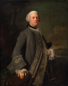 Portrait de Sir John Tyrell, Bt. - Allan Ramsay