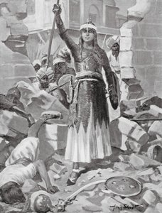 La princesse Chand Bibi défend Ahmadnagar - Allan Stewart