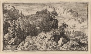 Sapins dans le défilé - Allart van Everdingen