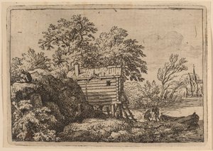Cabane de pêcheur - Allart van Everdingen