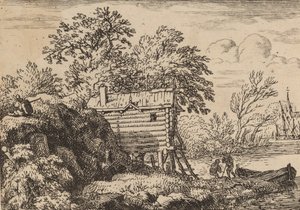 Cabane de pêcheur - Allart van Everdingen