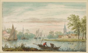 Paysage fluvial - Allart van Everdingen