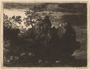 Grande roche à la rivière - Allart van Everdingen