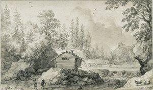 Paysage nordique - Allart van Everdingen