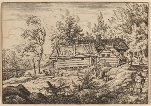 Pèlerin avec un chien, probablement vers 1645-1656 - Allart van Everdingen