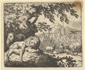 Renard continue avec ses mensonges, 1650-75 - Allart van Everdingen