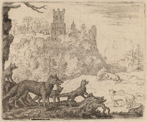 Reynard Part avec le Blaireau, probablement vers 1645-1656