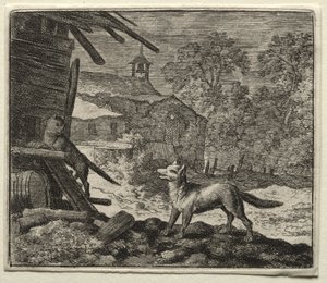 Renart le goupil : Renart trompe le chat - Allart van Everdingen
