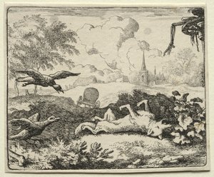 Renard le Renard : Renard feint la mort - Allart van Everdingen