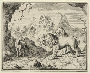 Renard le Goupil : Renard parle du trésor caché - Allart van Everdingen