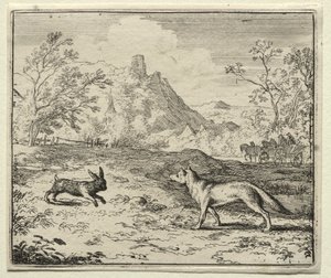 Renart le goupil : Renart et le lapin