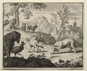 Renard le Goupil : Le Combat Entre Renard et le Loup