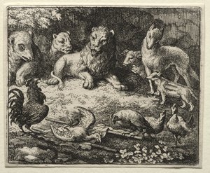 Renard le Goupil : La Plainte du Coq - Allart van Everdingen