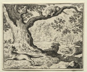 Reynard le Renard : Le Chat Déloyal - Allart van Everdingen