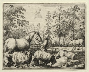 Reynard le Renard : Le cheval jaloux - Allart van Everdingen