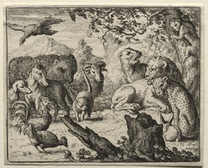 Reynard le Renard : La Cour des Lions - Allart van Everdingen
