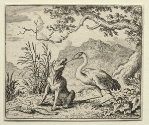 Renard le Goupil : Le Loup Ingrat - Allart van Everdingen