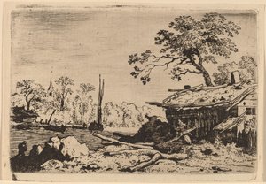 Cabane en ruine - Allart van Everdingen